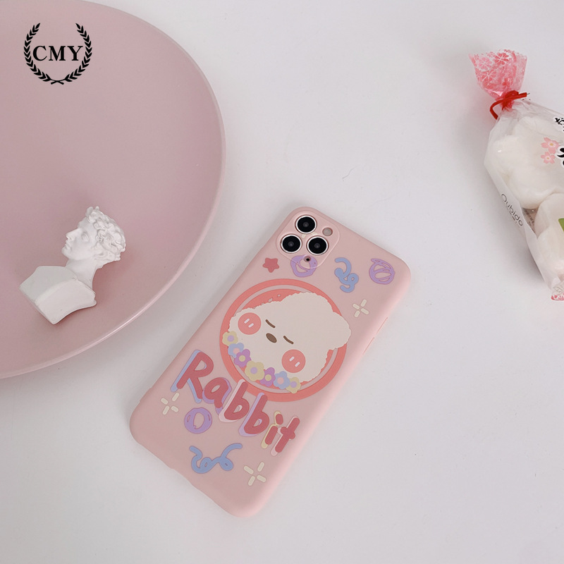 Ốp điện thoại hình thỏ đáng yêu cho iPhone 11/11Pro 11Promax X XR XS XS MAX 7 8Plus SE 12Promax 12Mini | BigBuy360 - bigbuy360.vn