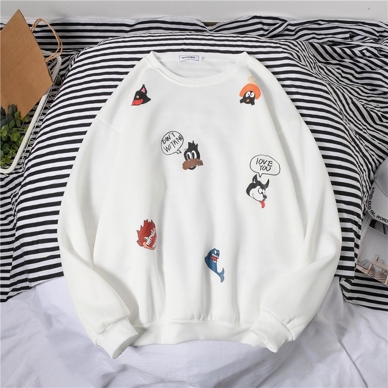 Áo Nỉ Tay Dài Cổ Tròn Thời Trang Hàn Quốc Cho Nam | BigBuy360 - bigbuy360.vn