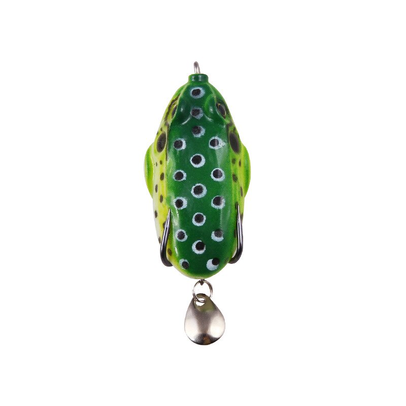 Móc câu cá hình ếch bằng sequin mềm 8cm/13g chất lượng