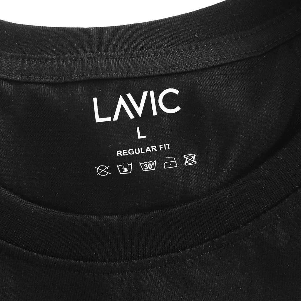 [Mã BMTTC60 giảm đến 60K đơn 50K] [MẪU MỚI] Áo thun cổ tròn nam logo LAVIC vải thun cotton mát, mịn LV2010