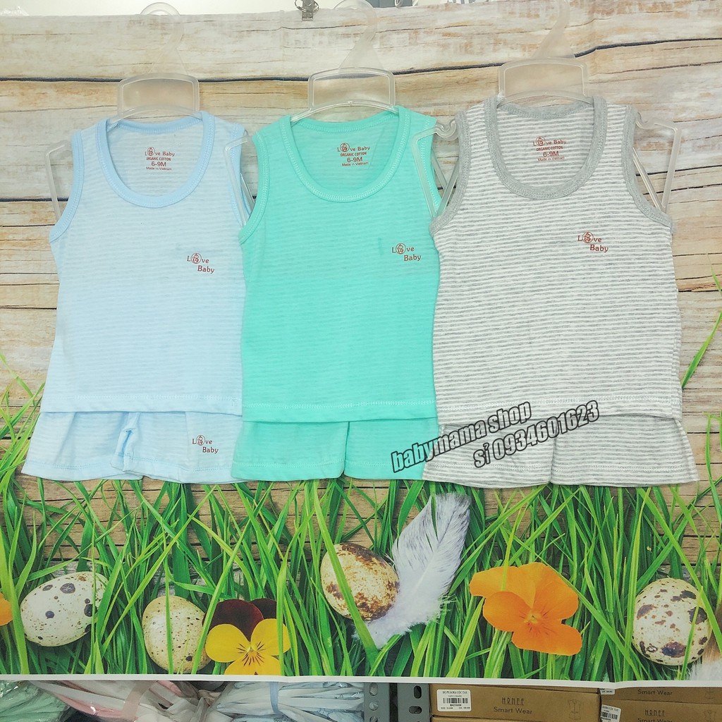 Bộ quần áo sát nách cotton bamboo cho bé Carter's