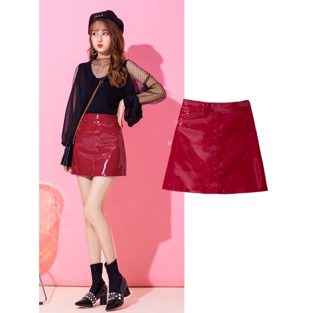 [ Mã WASTRUN4 giảm 10% tối đa 30K đơn 99K] CHÂN VÁY DA BÓNG TRƠN MS12100 | BigBuy360 - bigbuy360.vn