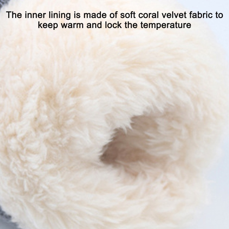 Găng Tay Trượt Tuyết Hở Ngón Thời Trang Cho Bé