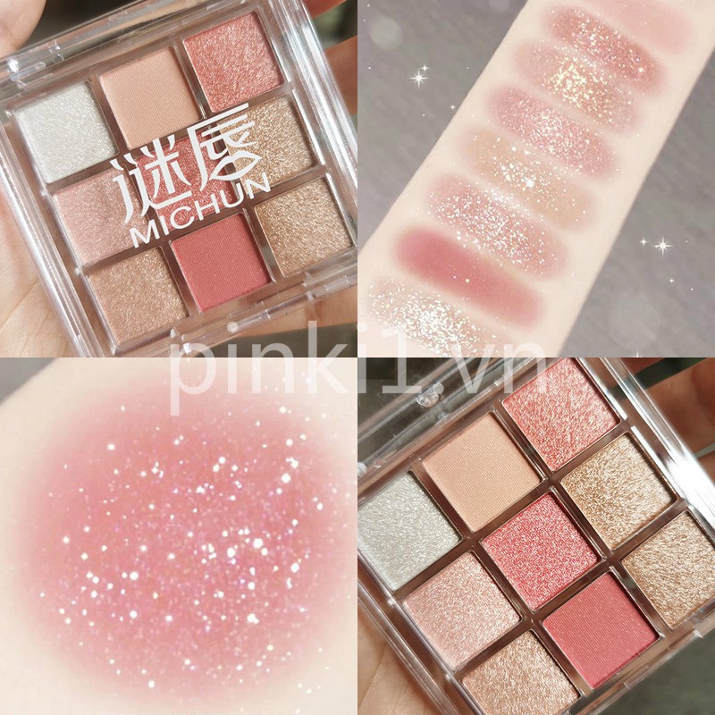 Bảng phấn mắt 9 màu trẻ trung xinh xắn