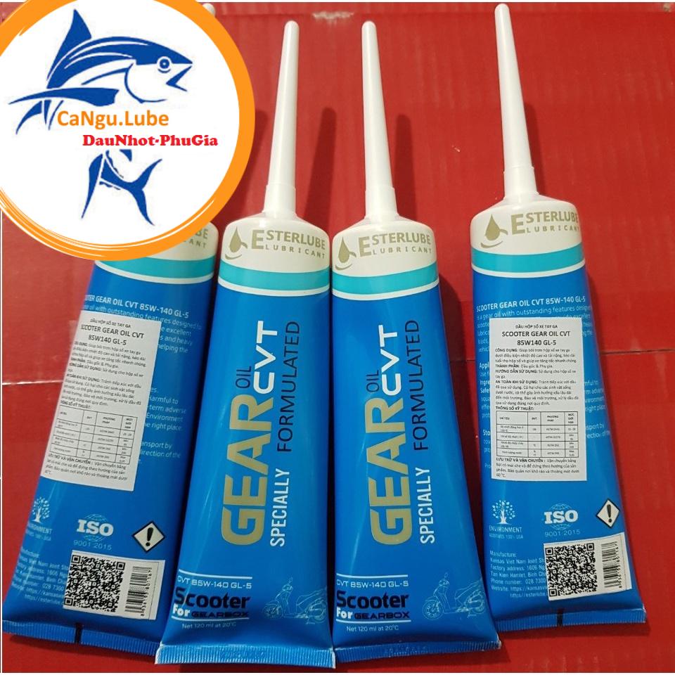 [CHỐNG HÚ TỐT HỘP SỐ]Nhớt Hộp Số Xe Ga Cao Cấp CVT Scooter Gear SAE 85W140, nhớt lap xe tay ga CVT 120ml giá rẻ