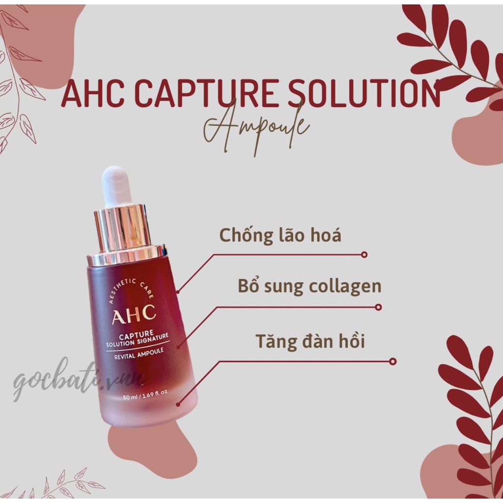 TINH CHẤT DƯỠNG SERUM AHC Capture Solution Max Ampoule 50ml