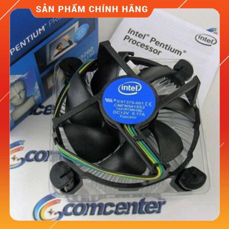 [Hàng Loại 1] Quạt làm mát máy tính Intel E97379-001 cho Core i3 i5 i7 LGA 1155 1156 1150 CPU