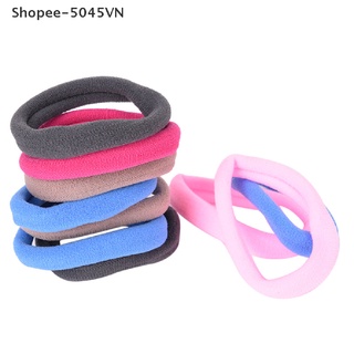 Set 10 Dây Cột Tóc Co Giãn Thời Trang Cho Nữ Giá Đỡ