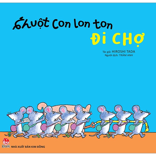 Sách Ehon - Chuột Con Lon Ton - Đi Chợ (0-6 Tuổi)