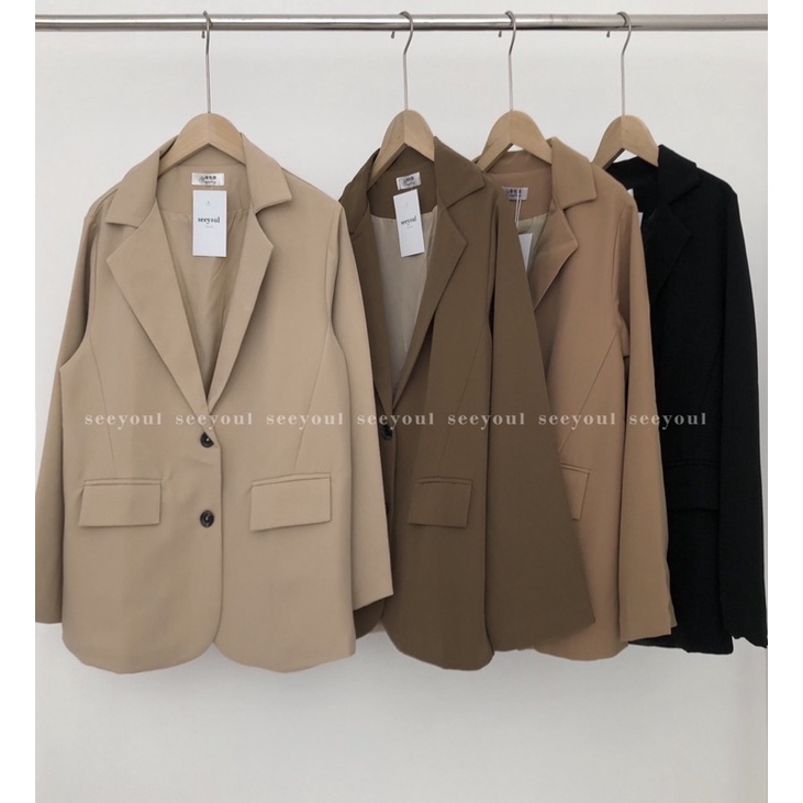 Áo Blazer/ Vest 2 lớp dày dặn có lót freesize Hàn Quốc (HÌNH THẬT SHOP CHỤP) (MS 111173)