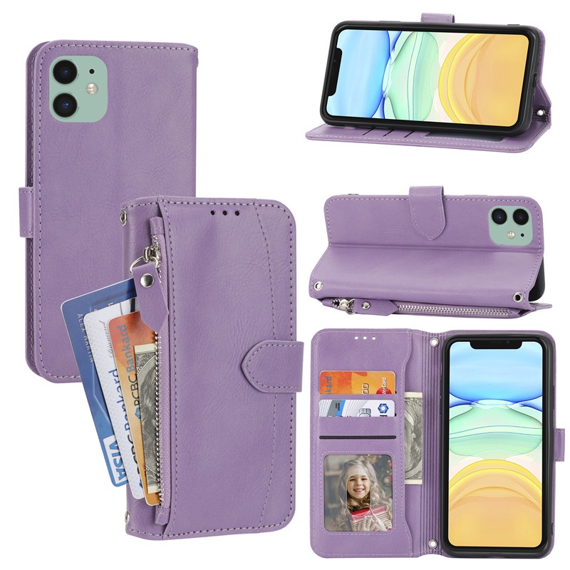 Ốp Điện Thoại Da Gập Cho IPhone 12 11 Pro X XS Max 8 7 6 6s Plus SE 2020