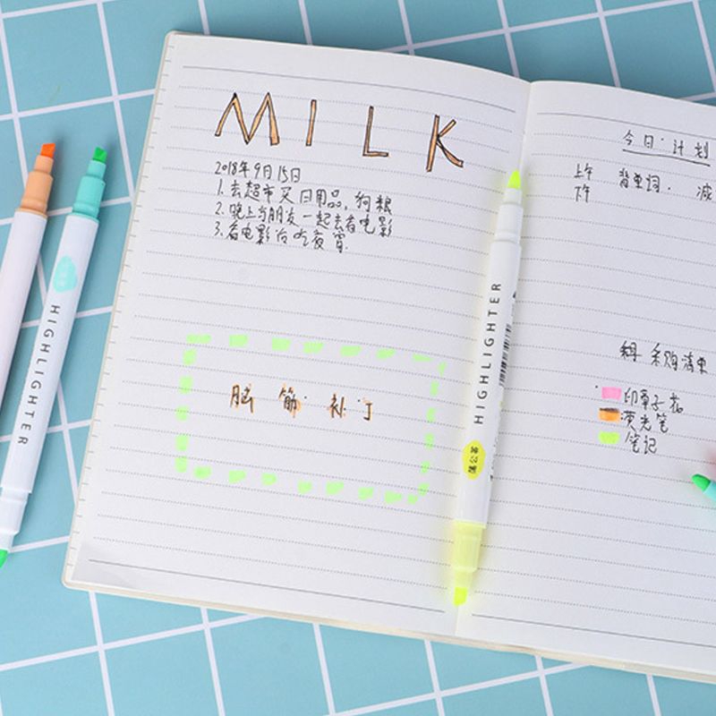 Set 5 Bút Dạ Quang Nhiều Màu Tiện Dụng