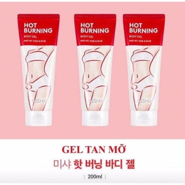 [Chính  Hãng] Gel Tan Mỡ Bụng Missha Hot Burning Perfect Body Gel - Xóa Tan Mỡ Bụng - LUXY COSMESTICS