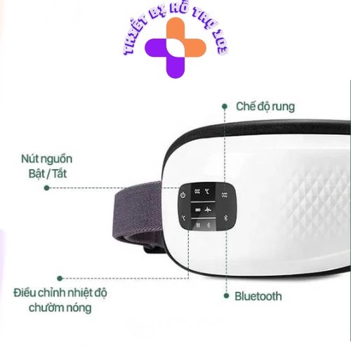 TẶNG QUÀ-Máy Massage Mắt, Máy Mát Xa Mắt hỗ trợ làm giảm nhức mỏi mắt,Hỗ trợ khí huyết lưu thông,Giúp dễ ngủ hơn