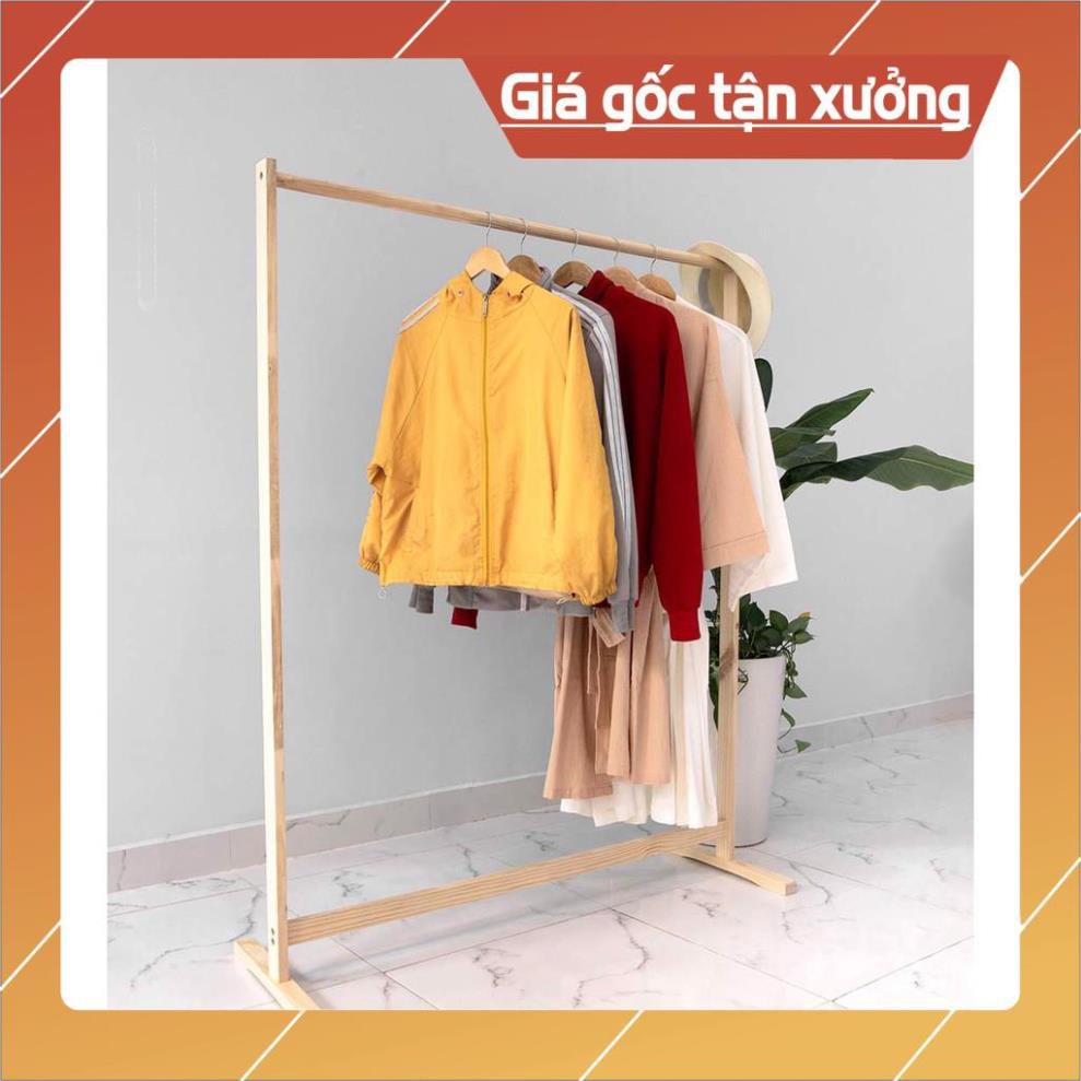 [FREESHIP- HÀNG ĐẸP] Giá Treo Quần Áo Gỗ sNoiThat.vn 1 tầng| Nội thất lắp ráp- Cây treo quần áo kiểu hàn|