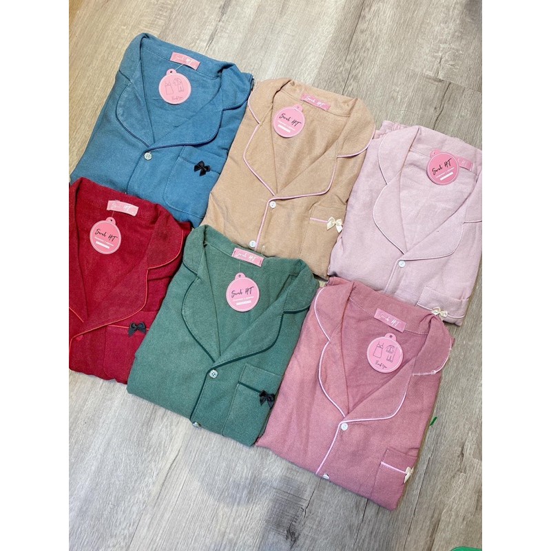 [MẪU MỚI] Đồ Bộ Pijama - Bộ Nhung Tăm Tay Dài Cao Cấp [HÀNG ĐẸP CHUẨN | BigBuy360 - bigbuy360.vn