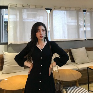 Đầm Len Cổ Sen Cúc Ngọc