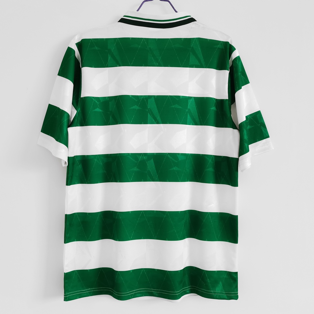 Áo Bóng Đá Đội Tuyển Celtic 89-91 Phong Cách Retro