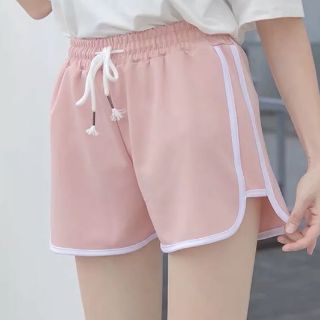 Quần sooc nữ thể thao sọc [SIÊU HOT] chất liệu da cá