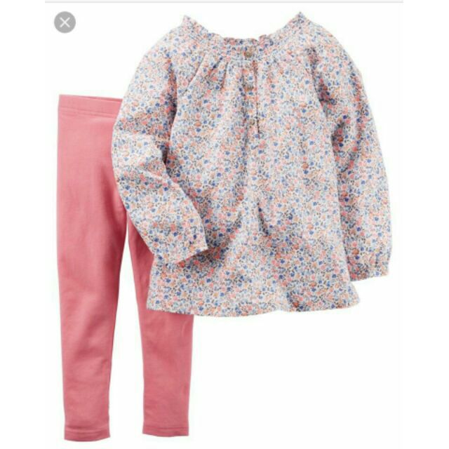 Set top & legging bé gái Carter's