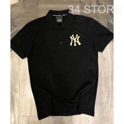 Áo polo nam N.Y , cổ dệt bo len ,áo thun nam có cổ tay ngắn thanh lịch 34 STORE