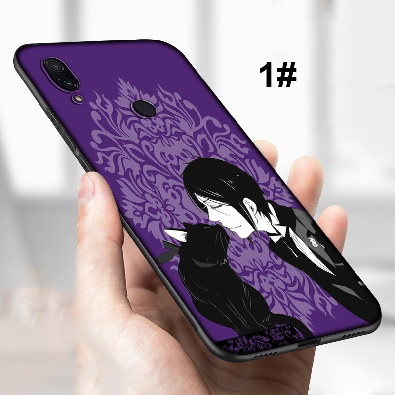 Ốp Lưng Mềm In Hình Nhân Vật Black Butler 1013 Cho Xiaomi Redmi 8 8a S2 Go 9 9a 9c Poco X2 K20 Pro