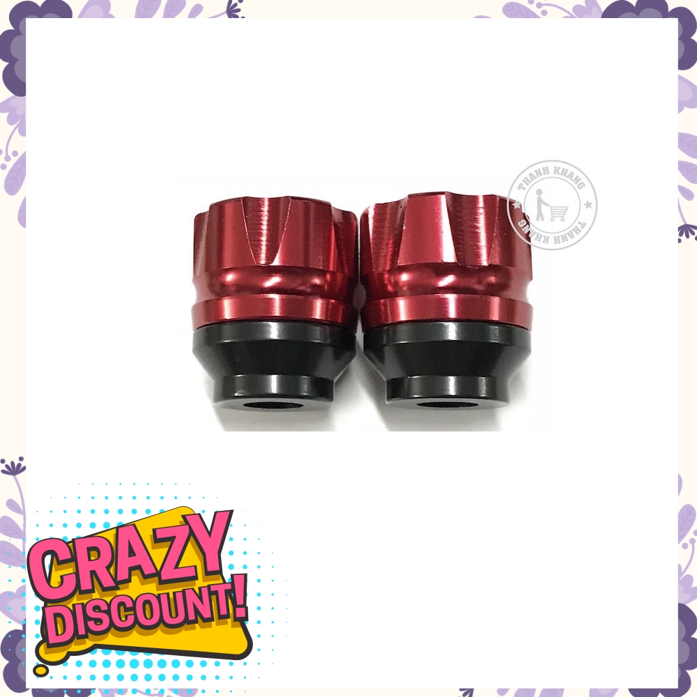bộ 2 gù chống đổ trước cho mọi loại xe thanh khang màu đỏ 006000712