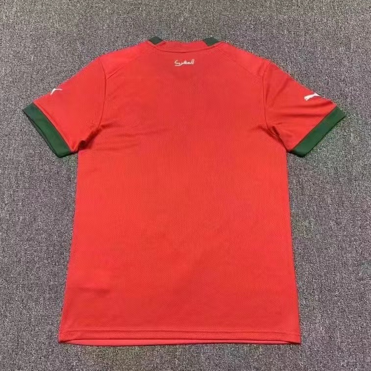 Áo Bóng Đá Số 22-23 Morocco Sân Nhà S-2XL Thời Trang 2022-23