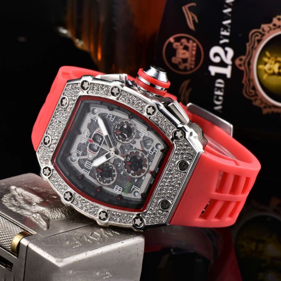 Đồng Hồ Cơ Richard Jessic Châu Phi Dây Silicone Thời Trang Cho Nam