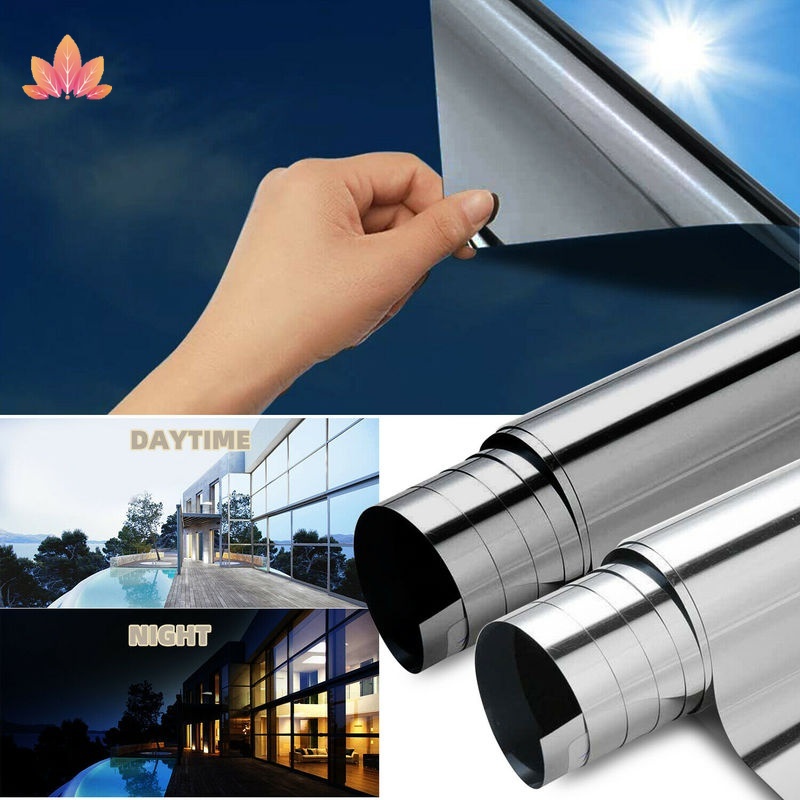 Phim Dán Cửa Sổ Màu Bạc Tự Dính Cách Nhiệt Chống Tia Cực Tím Jp5