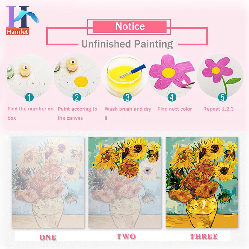 Bộ tranh sơn dầu Hamlet tô màu theo số hình giày thời trang AJ trang trí nghệ thuật cho nhà cửa cỡ 40x50cm