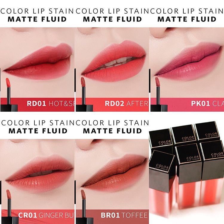 Son kem lì Apieu Color Lip Stain Matte Fluid