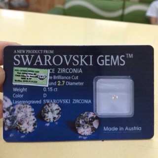 ( sale shock) Kim cương đính răng nhân tạo Swarovski ( đủ kích cỡ)