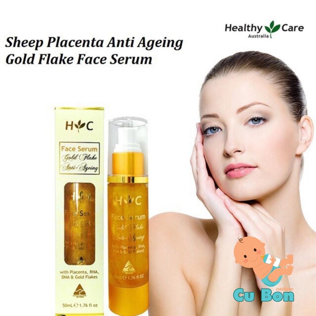 Serum chống lão hóa Healthy Care Anti-Ageing Gold Flake Face Serum 50ml úc