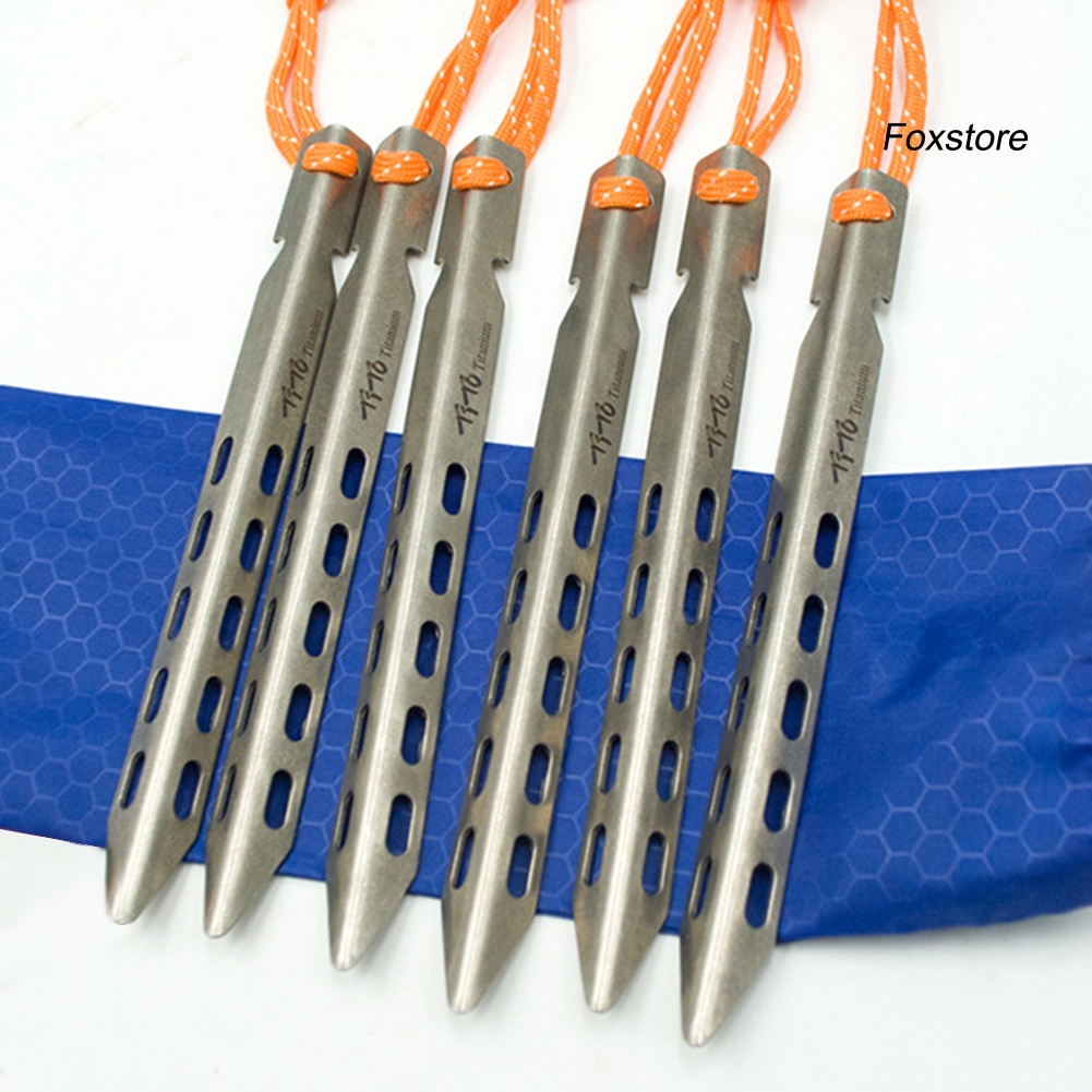 Set 4/6 cọc dựng lều hình chữ V tiện lợi