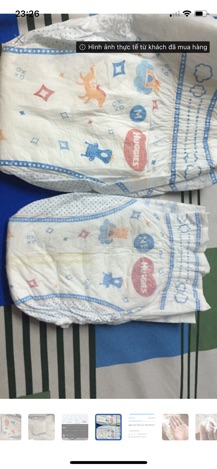 Tã dán Huggies M76 ( đệm mây co giãn)