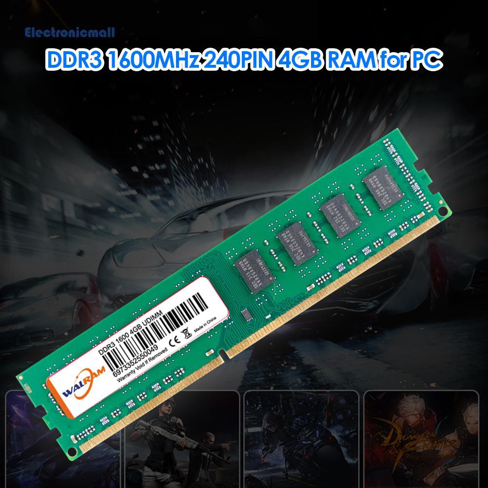 Mô Đun Bộ Nhớ Điện Từ 240 Pin 4gb Ddr3 Ddri 1600mhz | BigBuy360 - bigbuy360.vn