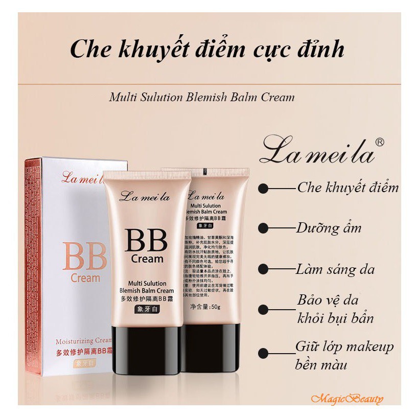Bộ trang điểm cơ bản LAMEILA 9 món Kem BB, Phấn phủ, Phấn mắt, Mascara, Chì kẻ mày, Kẻ mắt, Son kem, Mút Tán, Kích mí | BigBuy360 - bigbuy360.vn