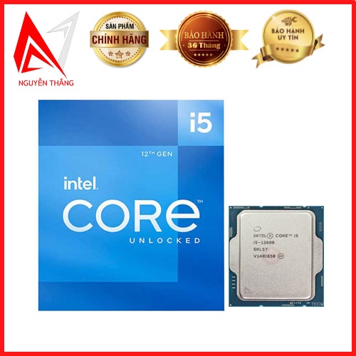 Cpu bộ vi xử lý Intel Core i5 12600 (Up To 4.70GHz, 6 Nhân 12 Luồng,20MB Cache, Alder Lake) Box Công Ty