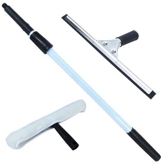 Bộ gạt kinh inox 35cm + 1 bông thỏ 35cm +1 cây nối nhôm 2 khúc 120cm