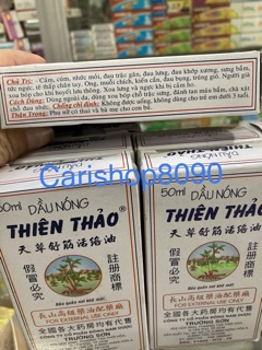 Dầu nóng thiên thảo 50ml