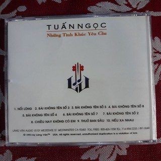Bộ 3 cd Tuấn Ngọc 3 Mitsu phono
