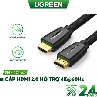 Cáp HDMI 2.0 hỗ trợ 3D, 4K, độ dài từ 1-10m UGREEN HD118