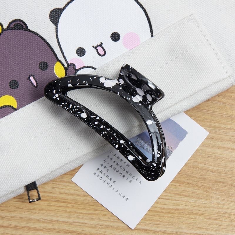 Kẹp tóc càng cua D kẹp tóc kiểu loang màu