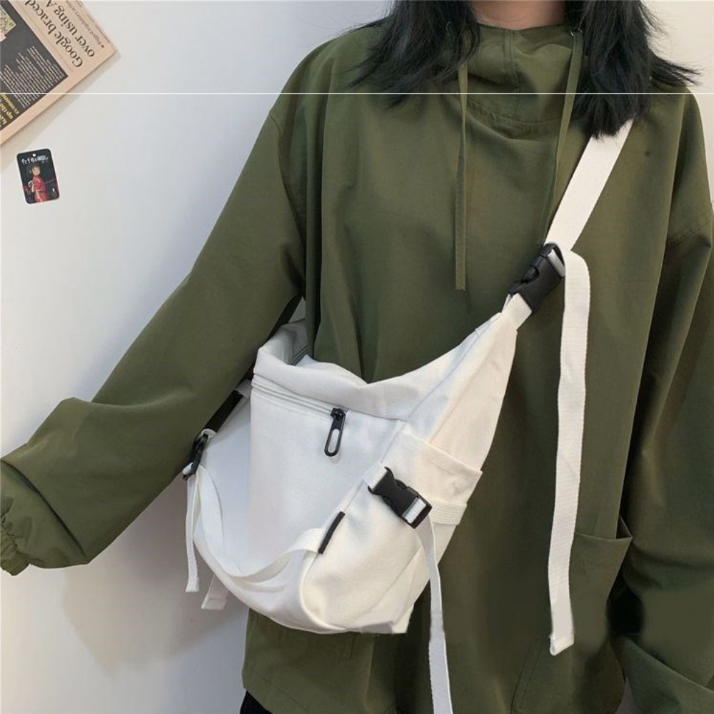 Túi Đeo Chéo Canvas Cỡ Lớn Thời Trang Hàn Quốc Học Sinh Sinh Viên - Hàng mới về | BigBuy360 - bigbuy360.vn