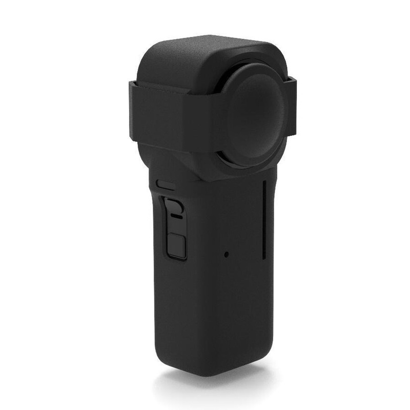 Ốp Nắp Bảo Vệ Ống Kính Camera Bằng Silicon Chống Trầy Xước Cho Insta360 One RS 1 Inch Panoramic Action
