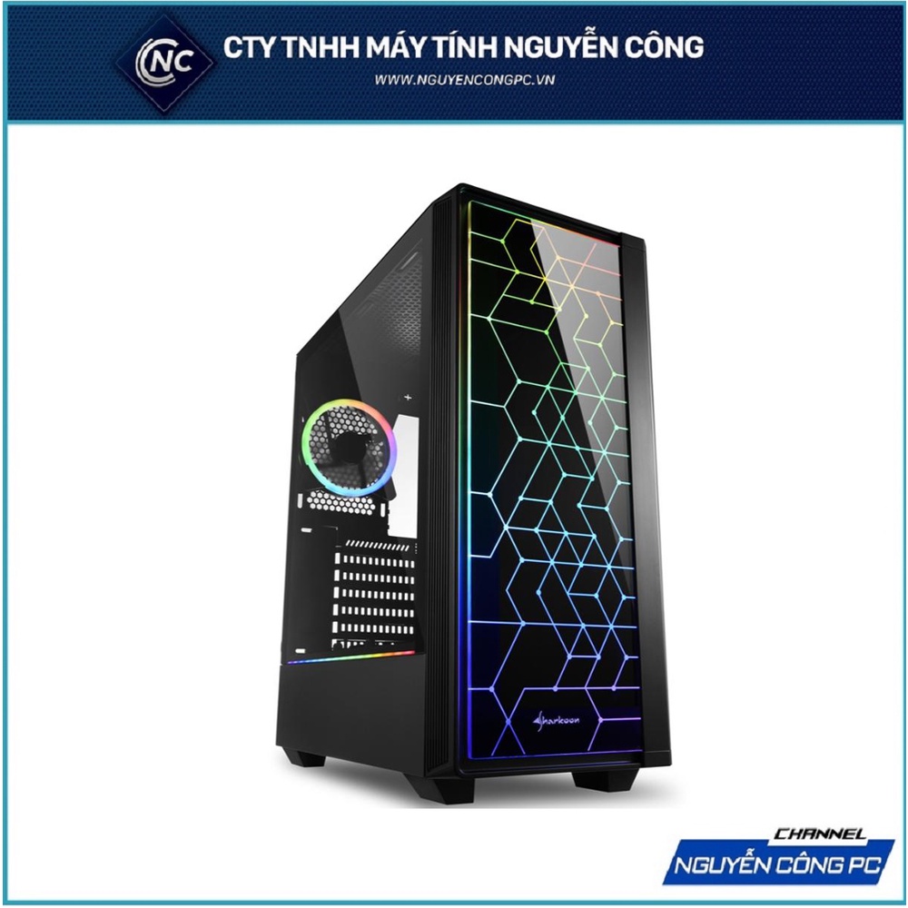 Vỏ Case Sharkoon RGB LIT 100 ATX