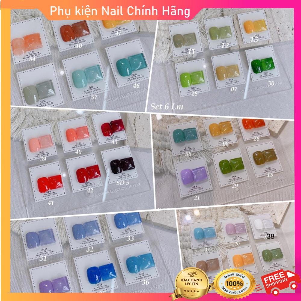 Set sơn gel chọn lẻ hiệu kody chính hãng, nước sơn móng tay đầy đủ các tone màu cao cấp