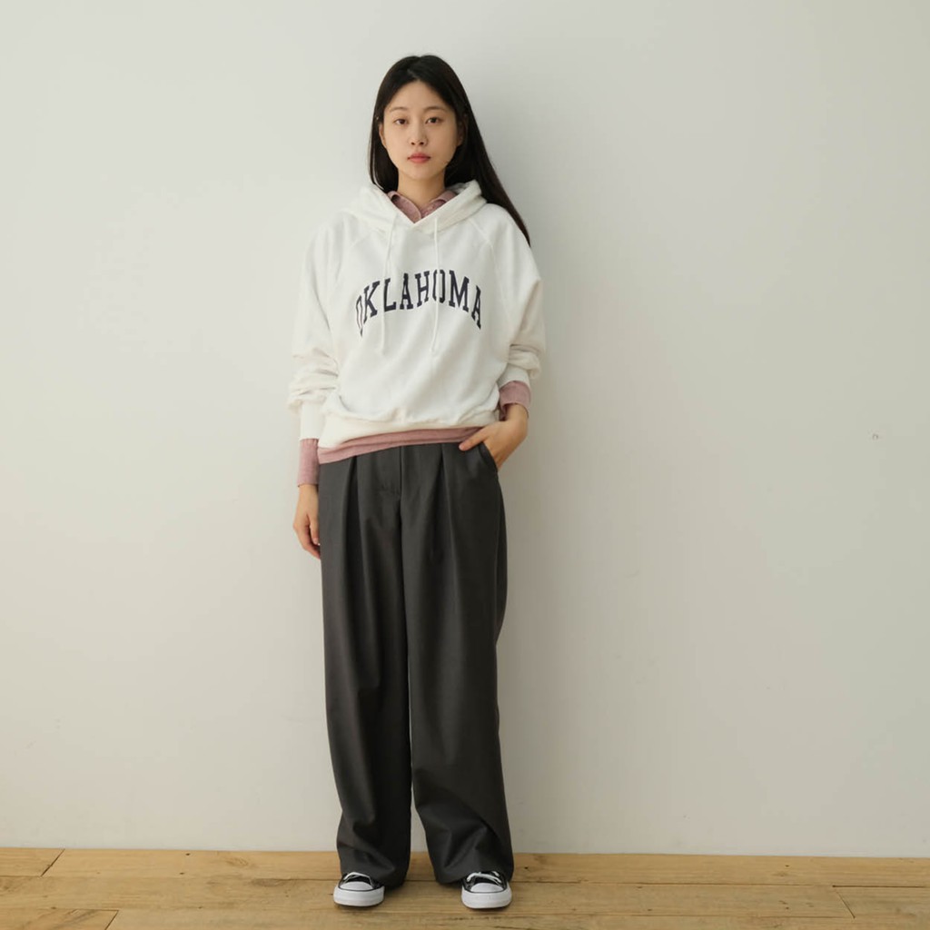 Oklahoma hoodie - áo hoodie có nón Hàn Quốc