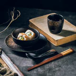 Bộ 4 tô đĩa sứ đựng thức ăn tiện dụng